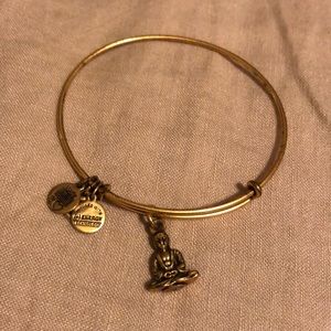 Alex and Ani Buddha Charm Bangle